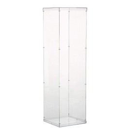 BalsaCircle 40-Inch Tall Clear Acrylic Display Box Floor Standing Centerpiece Wedding Reception Birthday Party Home Decorations