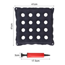 DAWRIS Air Inflatable Seat Cushion,16 Holes Breathable Air Seat Cushions,Pressure Sore Prevention Inflatable Cushion,Inflatable Cushion for Pressure Sores,Non-bedsores Cushion with Bonus Air Pump