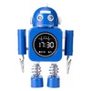 Laser Kids Robot Alarm Clock Blue, Date, Sleep Sound, Temperature,