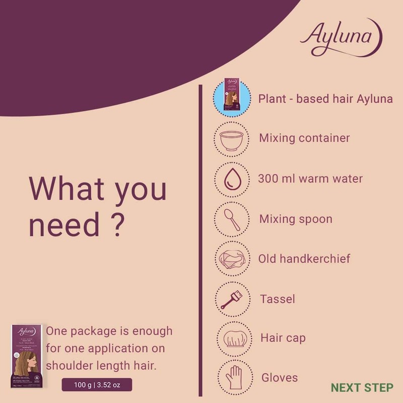 Ayluna Plant Hair Colour, 25 Sahara Blonde