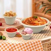 Arcccky 150 Pack Small Paper Bowls, Disposable Natural Bagasse Bowls,