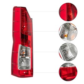 Halogen Tail Light Assembly, Rear Brake Lamp, For 2019-2023 Toyota Hiace, SBP-BP4231-1 (Driver+Passenger Side Taillight)