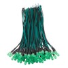 EDGELEC 50pcs 12 Volt 5mm Green LED Lights Emitting Diodes,