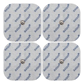 4 axion Elektroden-Pads 5x5 cm kompatibel mit Compex EMS-Geräten