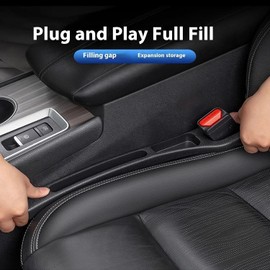 2PCS No Drop Seat Guard,2025 New Car Seat Side Gap Filler Organizer, Car Seat Gap fillers for All Cars,Gap Filler for car.