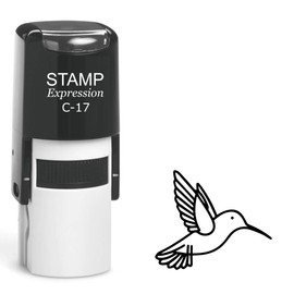 stampexpression - Dragonfly Outline Self Inking Rubber Stamp - Black Ink (A-62814)