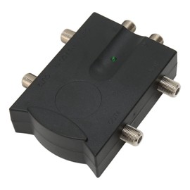 TV Amplifier Signal Booster, Multi Ports, No Loss with Equalizer, Prevents Pixelation, Enhances HDTV Reception for Antenna or Cable TV Use