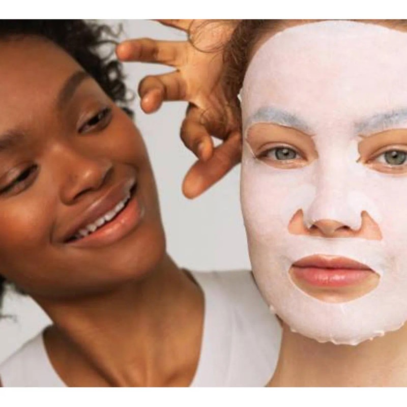Mix 100 Mascarillas De Tela Hidratantes Faciales Variedad Mixta