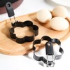 Egg Rings Stainless Steel 2 Pieces Egg Mould Fried Egg