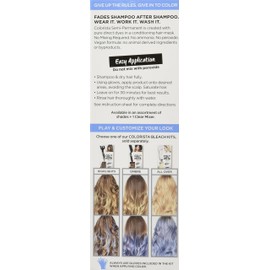 L'Oreal Paris Colorista Semi-Permanent Hair Color for Light Bleached or Blondes, Blue