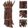 Didiseaon 50pcs DIY Wooden Sticks Craft Sticks 20cm Unfinished Natural