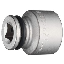 TONE Impact Socket 4NV-27 Insertion Angle 1/2 inch (12.7 mm) Double Side Width 1.1 inches (27 mm)