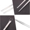 12'' Stainless Steel Kitchen Fine Tweezer Tongs,Barbecue Tweezers Stainless Steel