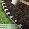 Landscape Spikes, Plastic Landscape Edging Spikes 8 Inch (100 Pack)