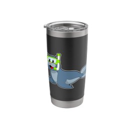 Seal Diver Snorkel Diving Stainless Steel Insulated Tumbler