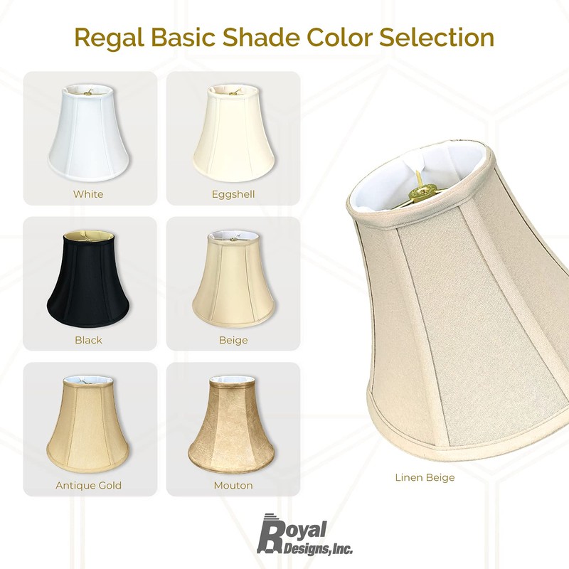 Royal Designs True Bell Lamp Shade in Antique Gold, 4