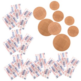 SUPVOX 80PCS Portable Round Bandages for Fingers Breathable Flexible Fingertip Bandages Durable and Travel Essentials for Outdoor Activities Includes Each