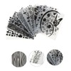 SHINEOFI 10pcs Embossing Template DIY Stencils for Card Making Scrapbooking