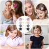 Lilbitty 4 Pairs Glitter Hair Clips for Girls - Cute