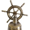 Antik 2000 Brass Bell Burnished with Steering Wheel and Cord