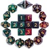 QMAY DND Dice Sets - 2 X 11 Polyhedral Dice