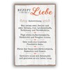 Recipe for Love - Home Sign with Quote as Gift