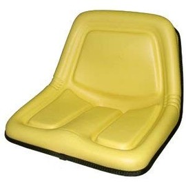 John Deere - A&I Replacement High Back Seat Yellow Version of Oregon 73-560 - For Riding Mower modes: 316, 318, 322, 330, 332, 420, 430; Skid Steer Loader models: 375, 570