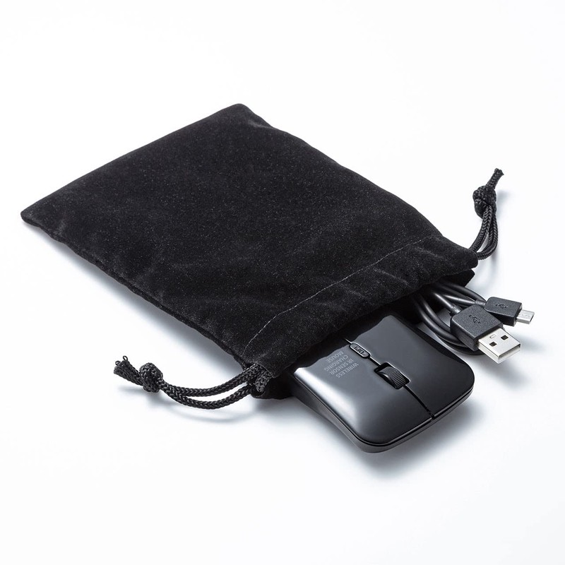 Sanwa Supply Silent Wireless IR LED Mouse MA-WIR117BKN Black