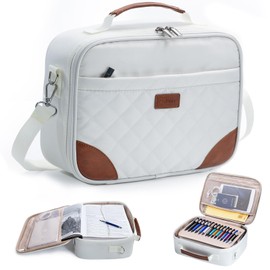 Aplufine Bible Cover for Men-Bible Case for Women-Medium Bible Bags and Totes-Large Bible Carrying Case-Bible Carrier with Shoulder Strap,Detachable Pen Loops for Bible Accessories,Gift Men Women