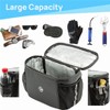 MTSBDM Bike Handlebar Insulated Bag with TPU Touch Screen, Front