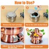 6Pcs Stainless Steel Chafing Dish Fuel Cans, Chafing Fuel Holders