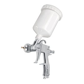 TRUPER PIPI-450 Pistola p/Pintar Gravedad LVLP Vaso plástico, 1.4 mm, Cromo