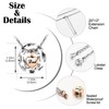 SOITIS Urn Necklace for Ashes Dad Stainless Steel Cremation Necklace