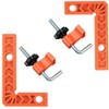 Takelablaze 90 Degree Clamp Positioning Squares Set Corner Clamps 3"