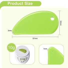 Ceramic Safety Cutter Green Pink White and Gray Fixed Box Opener Letter Photo Cutter for Scrapbooking Handmade Art Design Fits Keychains Practical Accessories