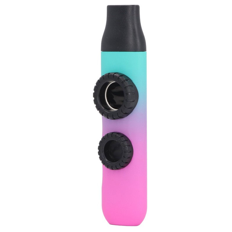Kazoo Instrument Double Flute Hole Adjustable Tone with Diaphragm Replacement