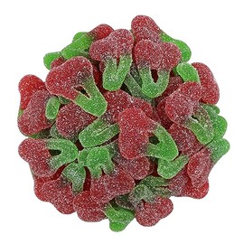Smarty Stop Sour Twin Cherries Gummy Candy (1 Pound)