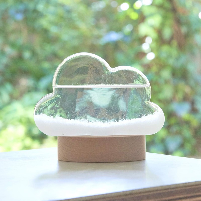 Narika Chaya Sangyo Storm Glass Cloud (Oval Stand) 333-400 "Fun