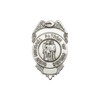 Antique Silver Tone St. Michael / Police Visor Clip