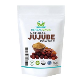 Herbal Magic's’s Pure & Natural Jujube Powder - Indian Ber/Date For Smoothies,Juice - Free From Fillers & preservatives