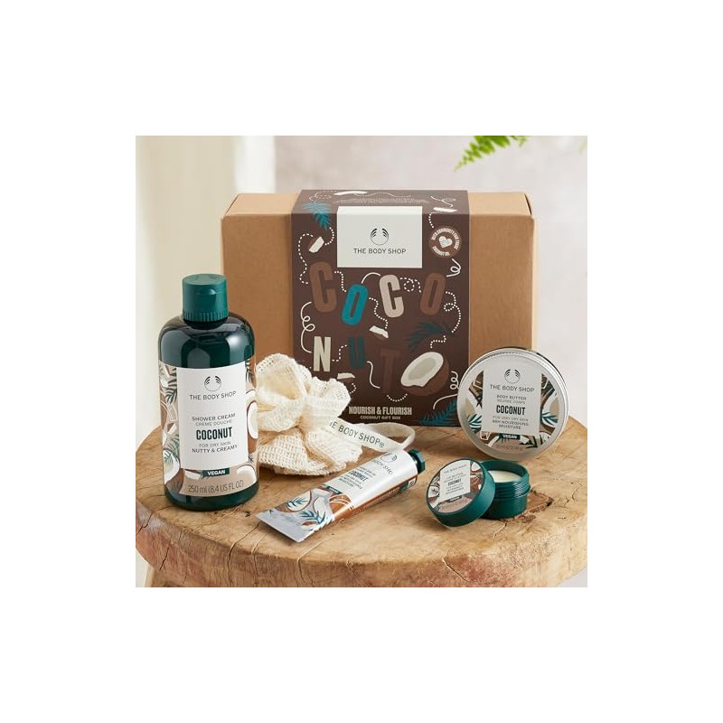 The Body Shop Coconut Gift Box Nourish & Flourish 5-Piece