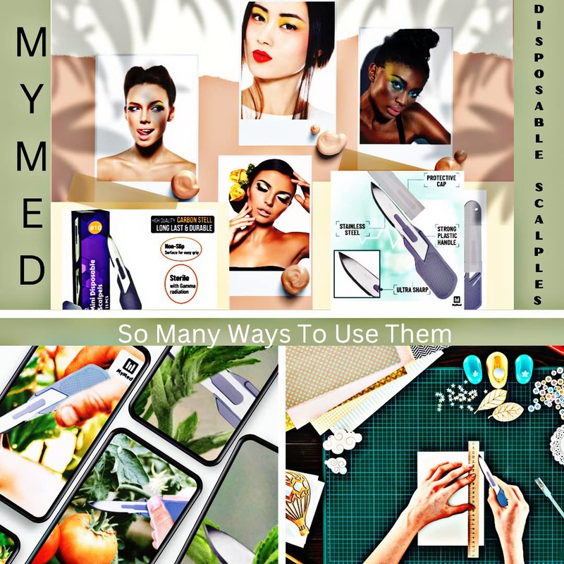 MyMed Disposable Mini #10 Scalpel Dermablade | Mini Box Cutter