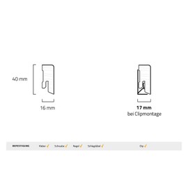 KGM Skirting Board White Modern Skirting Board Straight Wooden Slats in Many Finishes