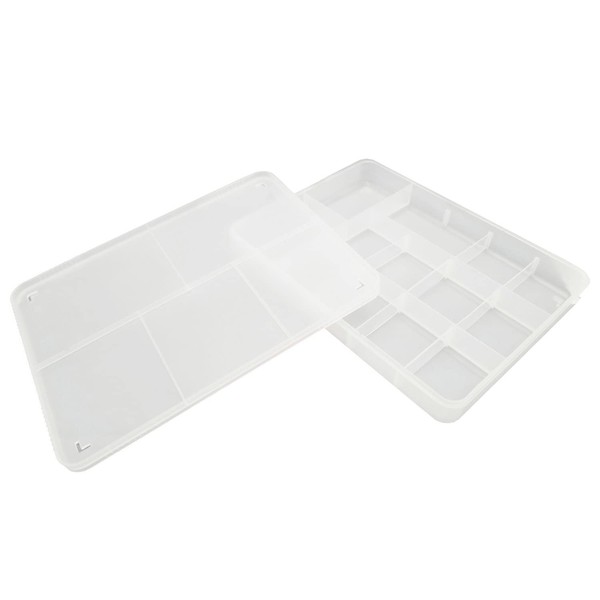 Plamokojo Sortation Tray for Plastic Model 1 Piece Hobby Tool PMKJ004S White Clear