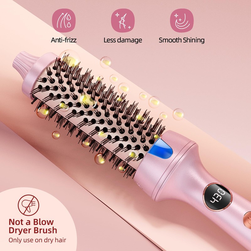 CIVEYA 1.25 Inch Thermal Round Brush, Ionic Heated Round Brush