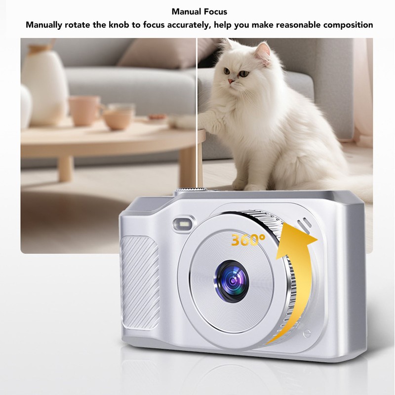 68MP Digital Camera FHD 1080P 2.7inch TFT Screen Manual Focus