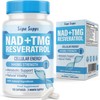 NAD+ TMG, Resveratrol -120 Capsules, 60 Day Supply, Cellular Energy