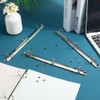 GORGECRAFT Pack of 4 3 Ring Metal Binding Mechanism Iron
