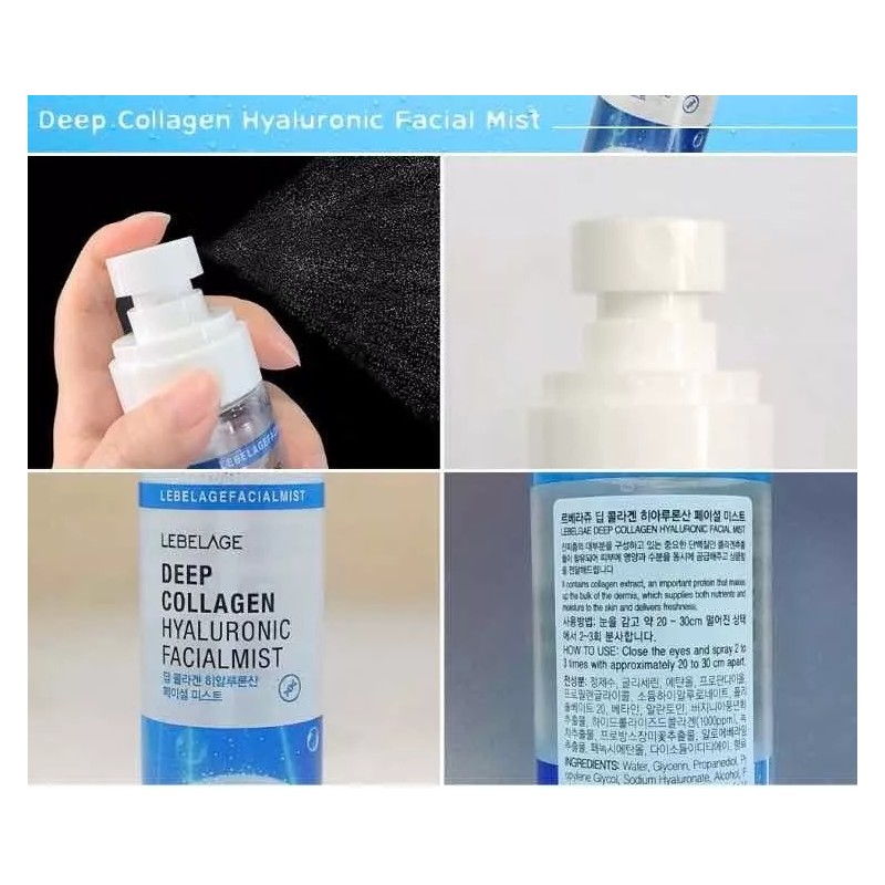 Bidameun Mist Facial Coreana Ceramida Caracol Colageno Hialuronic_2pz