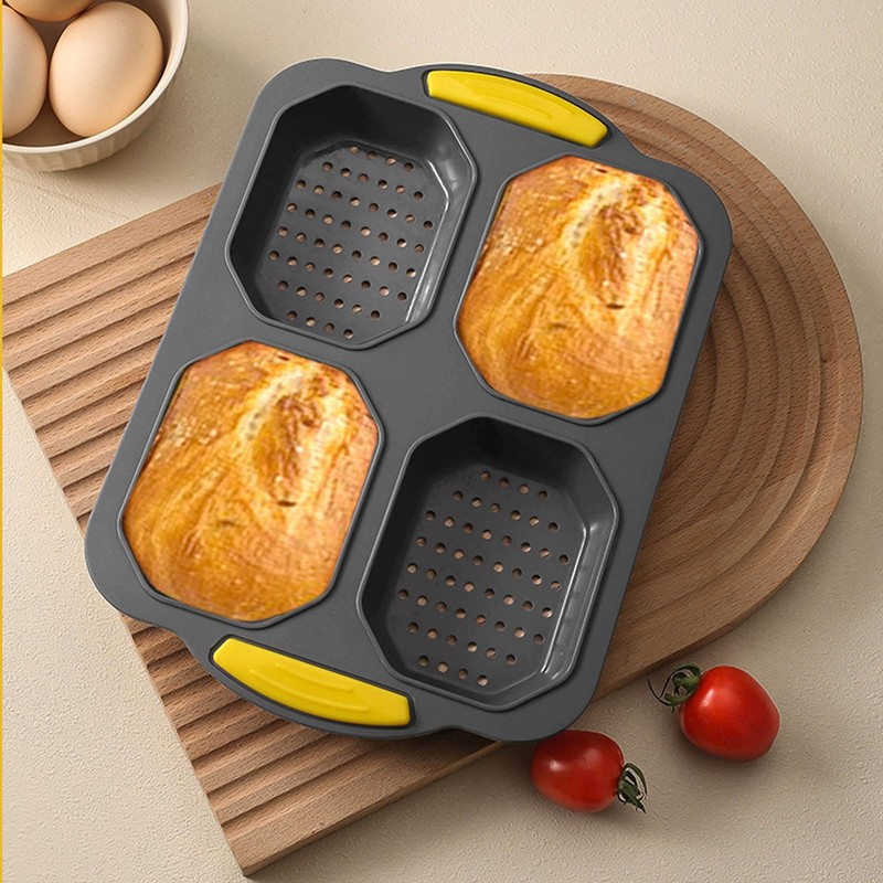 Molde para Pan de Hamburguesa, Molde para Pan de Silicona